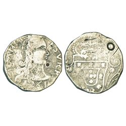 Portuguese India: D. Joao V (1706-1750 AD), Goa, silver rupia, 11.73g