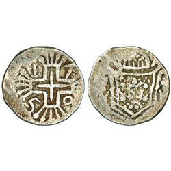 Portuguese India: D. Jose I (1750-1777 AD), Bacaim, silver rupia (600 reis), 11.87g, 1759