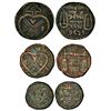 Image 1 : East India Company: Bombay Presidency, Bankot mint, copper coins (3), 1821