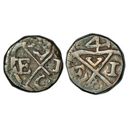 East India Company: Bombay Presidency, Broach mint, copper paisa, 10.51g