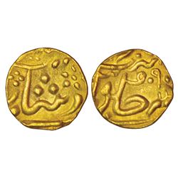 East India Company: Bombay Presidency, Malabar Coast issue, gold 1/8 Mohur, 1.43g