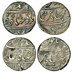 East India Company: Bombay Presidency, Mumbai mint, silver rupee (2 coins)