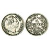 Image 1 : British India: William IV, silver ¼ rupee, 2.85g, 1835, Calcutta mint, 'F' raised, 18 berries