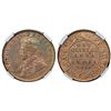 Image 1 : British India: George V, copper ¼ anna, 1916, Calcutta mint