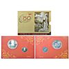 Image 1 : Republic India: 2004, 150 Years of India Post, Proof set of 2 coins, Kolkata mint