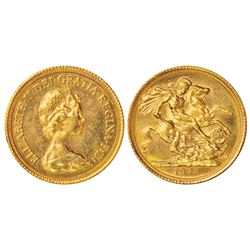 Foreign Coins: Great Britain, Elizabeth II, gold sovereign, 1978, 7.98g
