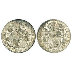 Foreign Coins: Mexico, Carolus IIII (1788-1808 AD), silver 8 reales, 1798, 'FM' mintmark, 26.82g