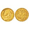 Image 1 : Foreign Coins: Switzerland, gold 20 francs, 1927, 'B' mint mark, 6.43g