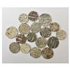 Image 1 : Large Lots: A group of 17 Mughal and princely state coins