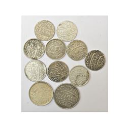Large Lots: A group of 11 Bengal Presidency coins
