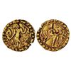 Image 1 : Ancient India: Samatata region, gold dinar 'Ashwamedha' type, (550-650 AD), 5.52g