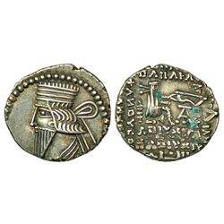 Ancient World: Prathian Empire, Vologases III (105-147 AD), silver drachm, 3.78g