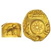 Image 1 : Medieval India: Yadavas of Devagiri, gold punch-marked Asu or 'Padma Tanka', 3.81g