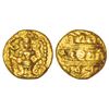 Image 1 : Medieval India: Vijayanagara Kingdom, Aravidu dynasty, gold ½ varaha or ½ pagoda, 1.71g