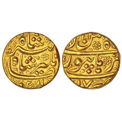 Mughals: Jahangir (1605-1627 AD), gold mohur, 10.89g, Burhanpur mint, Bahman, RY17