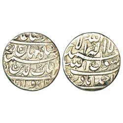 Mughals: Shah Jahan (1628-1658 AD), silver ½ rupee, 5.26g, Ahmadabad (fully visible) mint
