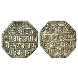 Independent Kingdoms: Assam, Lakshmi Simha (1770-1780 AD), silver rupee, sake 1699, 11.18g