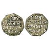 Image 1 : Independent Kingdoms: Assam, Brajanatha Simha (1818-1819 AD), silver rupee, sake 1739, 11.34g