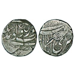 Independent Kingdoms: Sikh Empire, silver rupee, 10.95g, Kashmir mint, 'Gobind Shahi' couplet