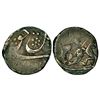 Image 1 : Princely States: Awadh, Nasir ud-Din Haidar (1827-1837 AD), silver 1/8 rupee, 1.40g, Lakhnau mint