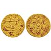 Image 1 : Princely States: Awadh, Wajid Ali Shah (1847-1856 AD), gold ½ ashrafi, Lakhnau mint, 5.32g
