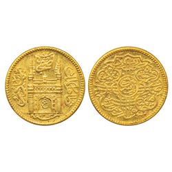 Princely States: Hyderabad, Mir Usman Ali Khan (1911-1948 AD), gold ashrafi, 11.20g