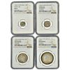Image 1 : Princely States: Kutch, Khengarji III/George V (1875-1942 AD), set of 4 coins