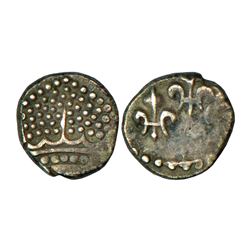 Indo-French: silver fanon, Pondicherry mint, ND (1760), 1.46g