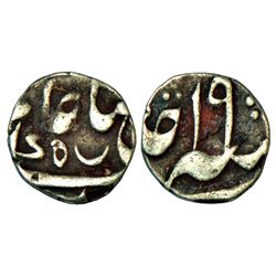 East India Company: Bengal Presidency, Murshidabad mint, silver 1/8 rupee, 1.41g