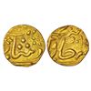 Image 1 : East India Company: Bombay Presidency, Malabar Coast issue, gold 1/8 Mohur, 1.43g