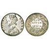 Image 1 : British India: Victoria Queen, silver rupee, 11.63g, 1862, Calcutta mint
