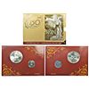 Image 1 : Republic India: 2004, 150 Years of India Post, UNC set of 2 coins, Kolkata mint