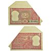 Image 1 : Paper Money: 2 rupees, misprint, ND (1977-1982), tiger type, signed by I.G. Patel