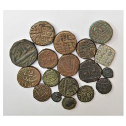 Large Lots: A group of 18 billon and copper coins