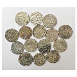 Large Lots: A group of 15 Princely States & Presidency coins