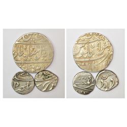 Large Lots: A group of 3 Indo-French coins