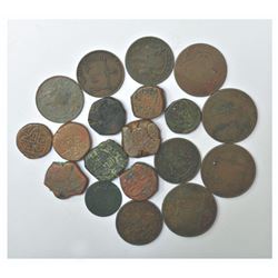 Large Lots: A group of 19 Bombay Presidency coins