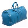 Image 3 : Louis Vuitton Blue Epi Leather Keepall 55 cm Duffle Bag Luggage