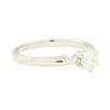 Image 1 : 0.35 ctw Diamond Solitaire Ring - 14KT White Gold