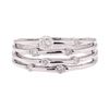 Image 2 : 0.36 ctw Diamond Band - 14KT White Gold