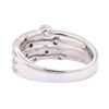 Image 3 : 0.36 ctw Diamond Band - 14KT White Gold