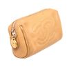 Image 2 : Chanel Beige Caviar Leather Coin Pouch