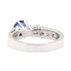 Image 3 : 1.88 ctw Sapphire And Diamond Ring - 14KT White Gold