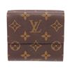 Image 2 : Louis Vuitton Brown Monogram Canvas Leather Elise Wallet