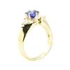 Image 4 : 1.73 ctw Sapphire And Diamond Ring - 18KT Yellow Gold