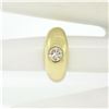 Image 7 : Vintage 18kt Yellow Gold 0.45 ctw European Cut Diamond Band Ring