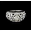 Image 2 : 18KT White Gold 2.23 ctw Diamond Ring