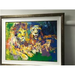 Lions Pride by LeRoy Neiman (1921-2012)