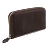 Image 2 : Emporio Armani Dark Brown Leather Zipper Wallet