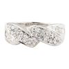 Image 2 : 0.50 ctw Diamond Ring - 18KT White Gold